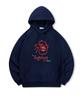 [Non-Fleece Or Fleece-Lined] Big Mouth Print Hooded Sweatshirt (Type A)