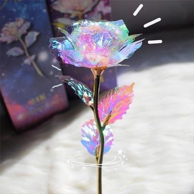 Colorful Dazzling Roses, Romantic and Eternal Crafts, Home Decorations