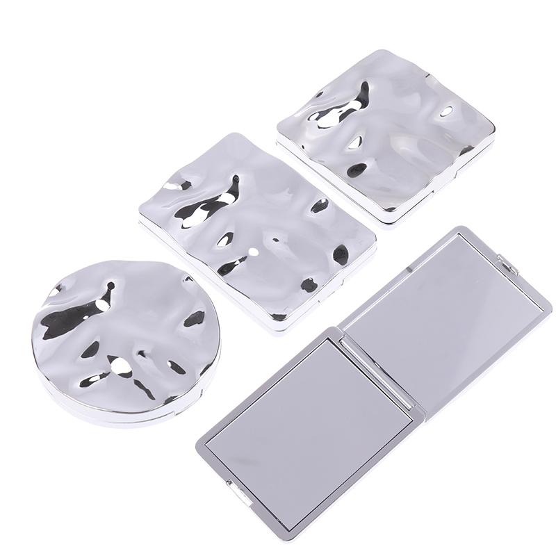 Zweiseitiger Kleiner Spiegel für Frauen Tragbar Faltbar Handheld Kann Stehen Mini Kosmetikspiegel Hochauflösender Spiegel Kosmetikwerkzeug