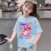 Kids Kpop Demon Hunters Children's T-Shirt Short Sleeve T-shirt Cute Kpop Demon Hunters Tiger Harajuku Tshirt for Boys Girls
