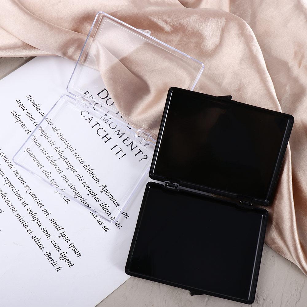 Board Transparent Square Flip Box Nail Storage Box Nail Tips Display Container False Nail Organizer