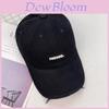 Letter Embroidery And Ripped Design Summer Sun Shading Baseball Cap For Women