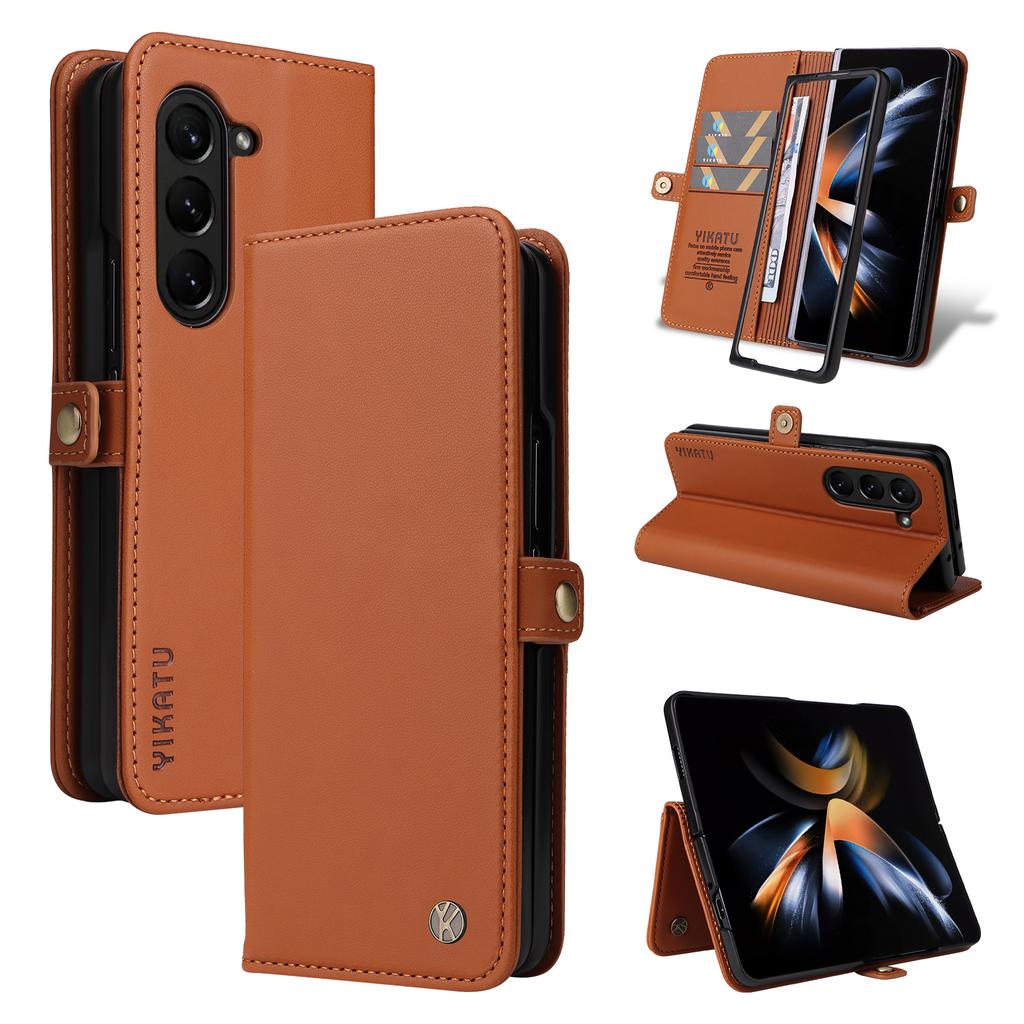 Magnetyczne etui z klapką na portfel dla Samsung Galaxy Z Fold 7 6 | Ultralekkie etui premium klasy luksusowej dla Samsung Galaxy Z Fold 5 4 3