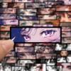 10 30 50Pcs Cute Anime Girls Eyes Stickers Aesthetic Cartoon Decal Diy Skateboard Laptop Luggage Waterproof Cool Kid Toy Sticker