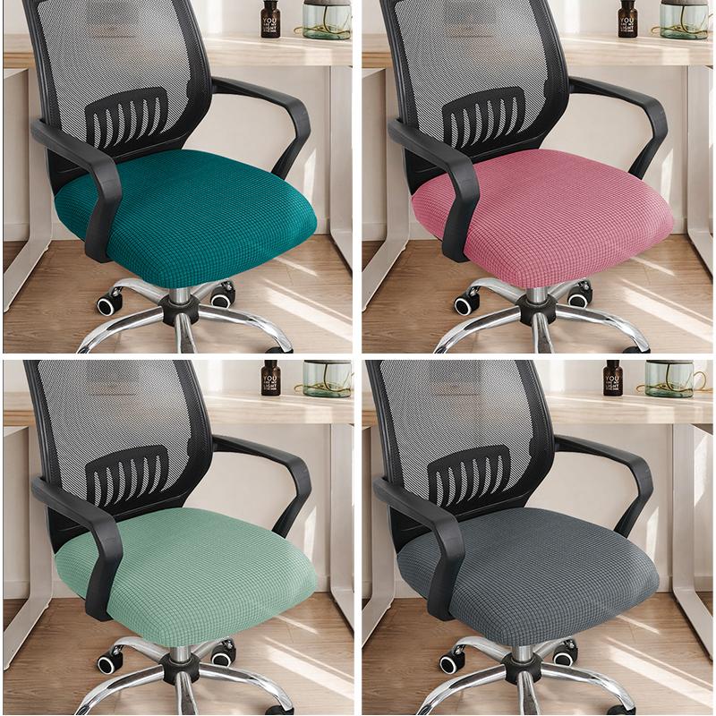 Office Seat Cover Thickened Simple Chair Cover Elastic Home Stool Cover Fabric General Computer Swivel Chair Cover