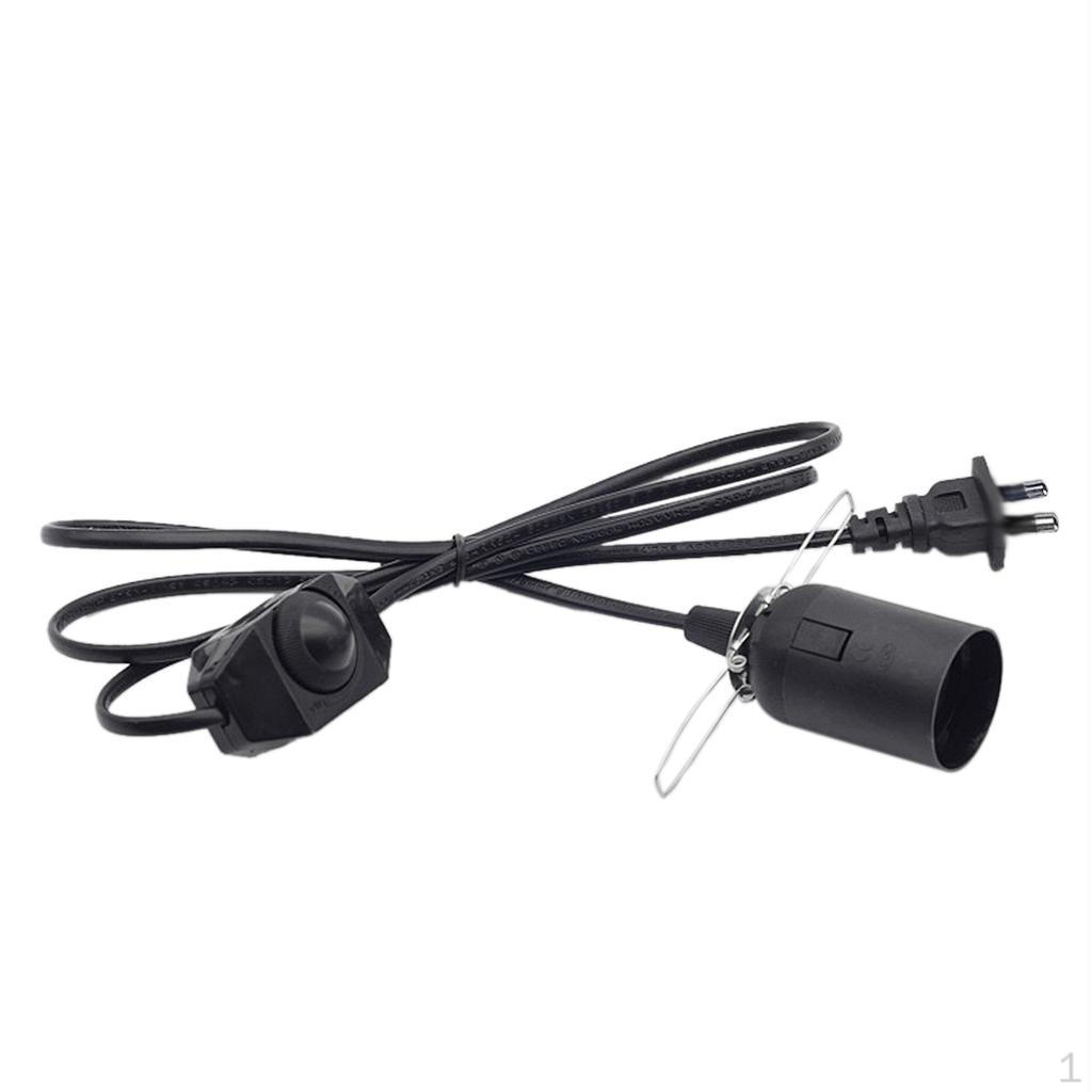 E27 No Polarity Switch Dimming Cable Light Modulator Lamp Dimmer EU Plug