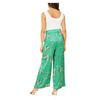 Yumi Womens/Ladies Satin Floral Wide Leg Trousers