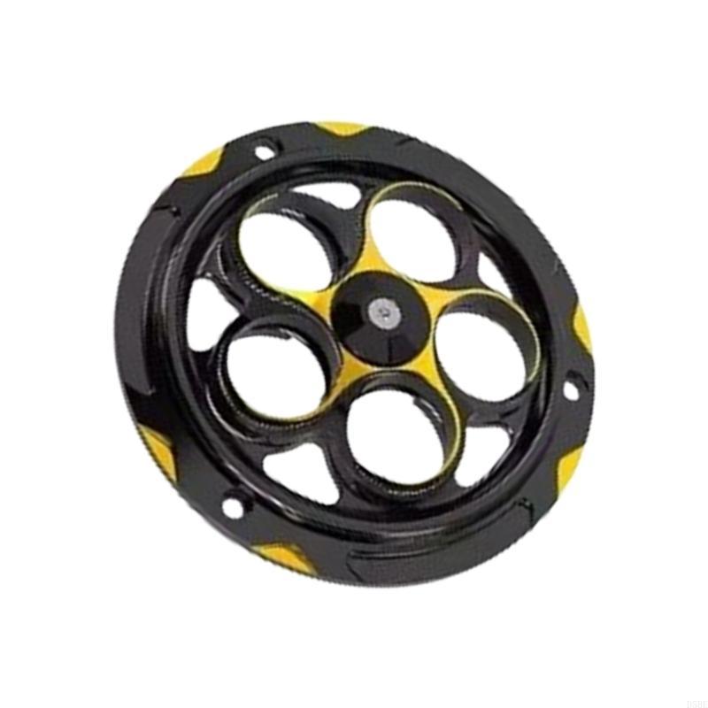 D5BE Motorcycle Engine Heat Dissipation Cover Fan Cover High Efficiency Cooling Aluminum Easy tallation Universal