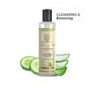 Khadi Natural Cucumber & Aloe Vera Cleansing Milk 210ml | Makeup Remover for Nourished, Toned Skin | Rich Antioxidants, All Skin Types