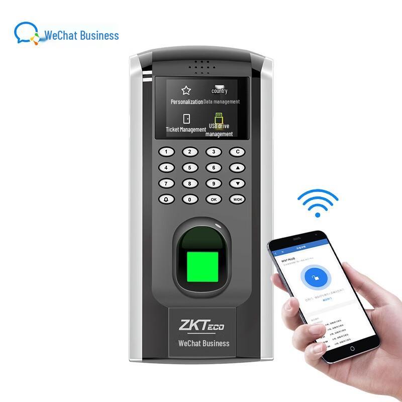 

ZKTeco WX7plus Корпоративный терминал доступа и учета рабочего времени по отпечатку пальца и WeChat