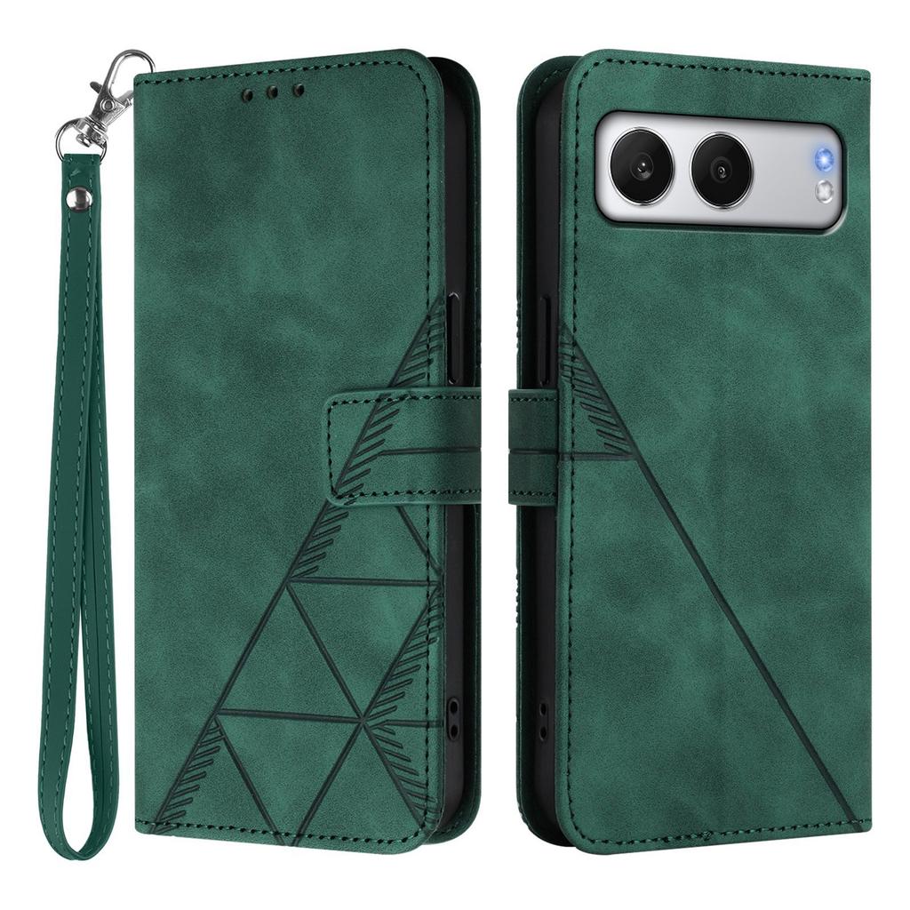 For OnePlus Nord 4 Leather Case with Hand Strap Wallet Stand Phone Cover