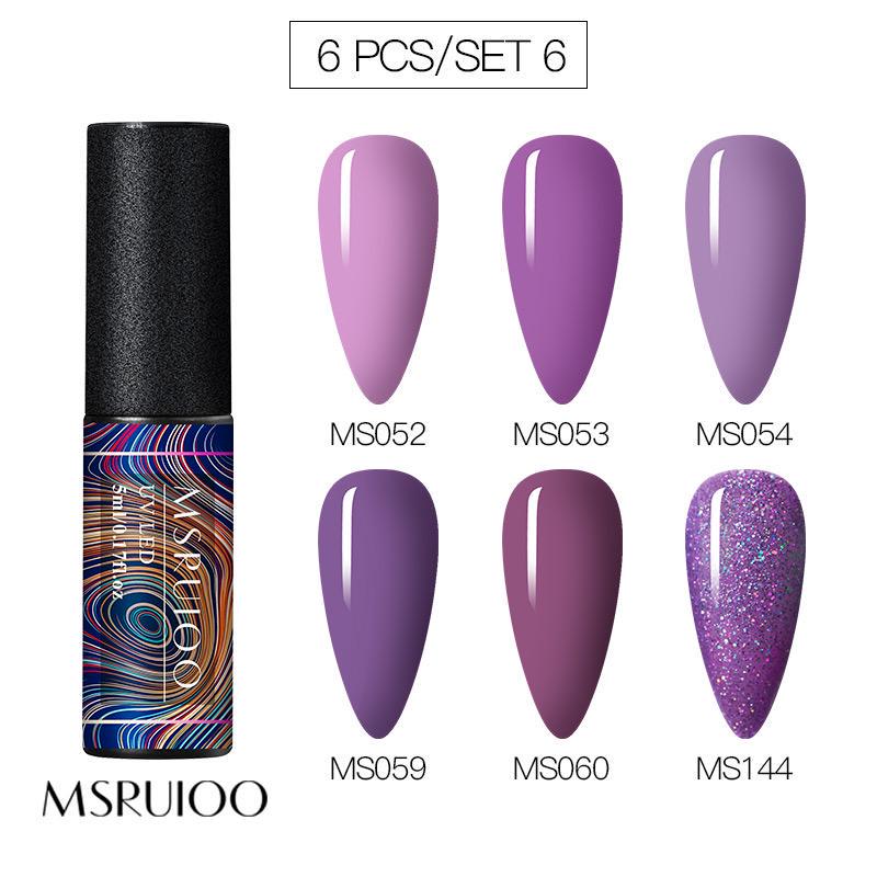 5ml DIY Pure Color Glitter UV Led Gel Polish Long Lasting Soak Off Lacquer Nail Decorations