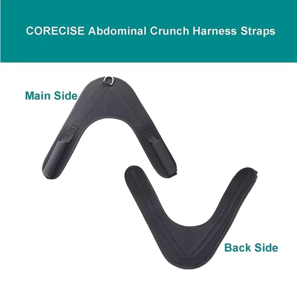 Nylon Fitness Abdominal Crunch Straps V-Shaped Fitness Abdominal Belt  Gym Equipment