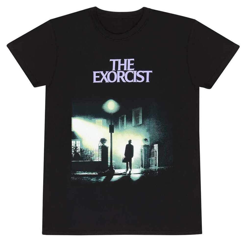 The Exorcist T-Shirt Poster Horror Movie Official New Black