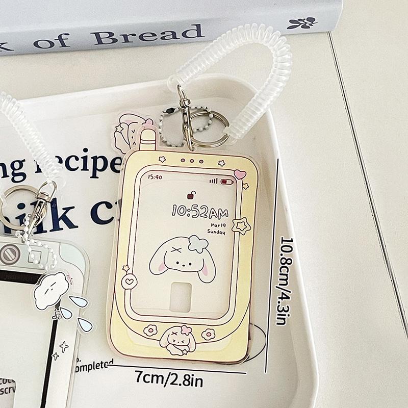 Binder Photocards Holder Mobile Phone Shape Acrylic Photo Frame Supplies Poca Holder Idol Picture Protector Stationery Supplies