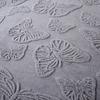 Minimalist Butterfly Jacquard Faux Long Plush Lamb Wool Blanket Soft And Warm Can Be Used As Bedspread Or Shawl Leisure Blanket