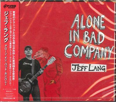 CD JEFF LANG  Alone In Bad Company PCD25235 PVINE 2017 Japan Obi Blues