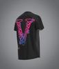 2026 Summer New Black Pink Swirl Liquid Marble VRK Performance Jersey T-shirt Suitable for Daily and Training Wear