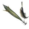 12cm Squid Jig Rattling Bead Luminous Saltwater Jigs Hook with Sound Beads Glowing Catching Hook