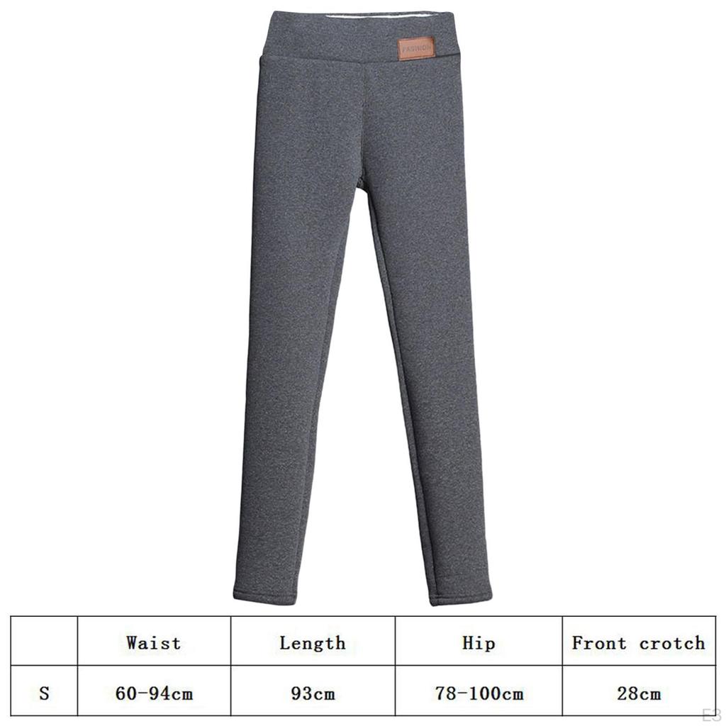 Women Velvet Elastic Leggings Pants Fleece Thick Tights