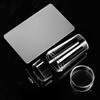 2.8CM French Style Nail Art Stamper Scraper Set Metallic Handle Nail Art Stamp Manicure Image Plate Tool