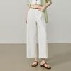 ESE-Y Women's Wrinkle-Resistant Cropped Wide-Leg Pants