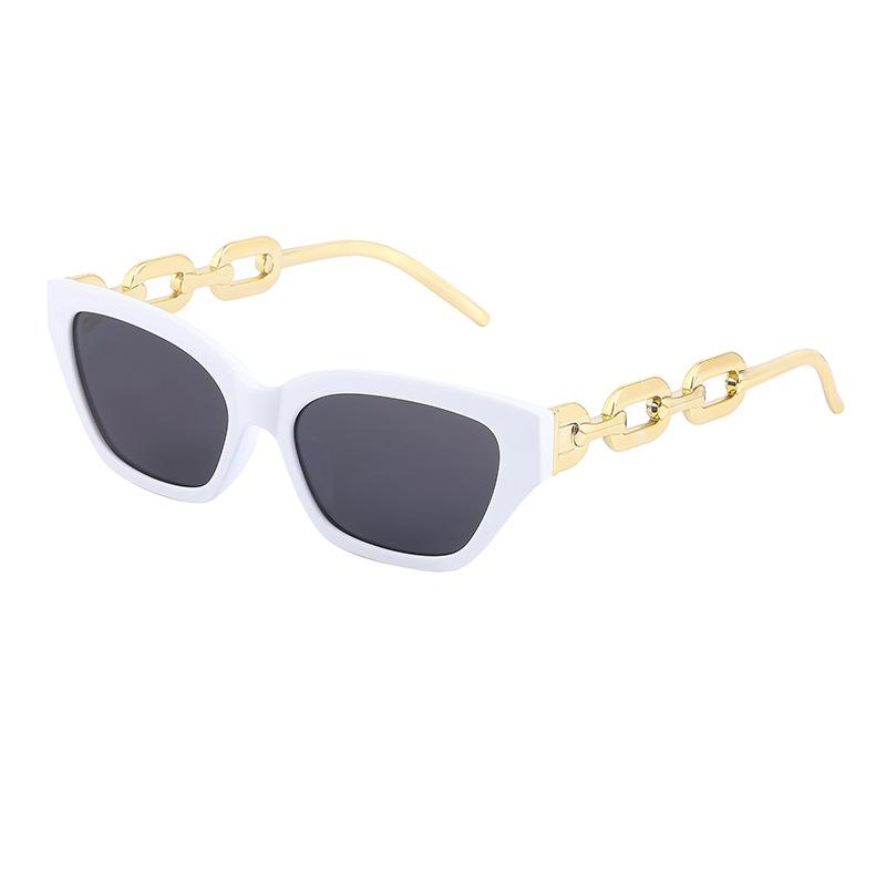 JYL TS Women s Small Cat-Eye - Chunky Chain High-Altitude Shades 2285 c-1180 коралл красный