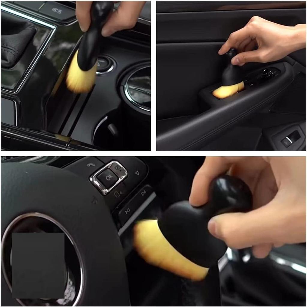 HGTP Interior Dust Brush, Car Detailing Brush, Interior Cleaning Brush, Gap Cleaning, Detailing, Soft,