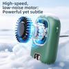 Turbo Ultra Quiet Waist Clip Fan LED Display Mini Electric Fan  Summer Cooling