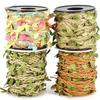 10m DIY Knit Hemp Rope Ribbon Cord 3D Leaf Woven Sold By The Roll for Hat Craft