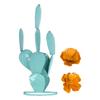 Cactus Statue Decor Iron Art Easy Installation Prickly Pear Cactus Yard Art for Garden Courtyard