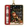 Flacher Weihnachtsclip - Dekorative Geschenkidee für