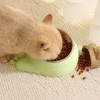 Stainless Steel Pet Cat Feeder Bowl Anti-spill Snail Shap Food Water Bowls Non-slip Anti-leakage Cat Water Feeder Home