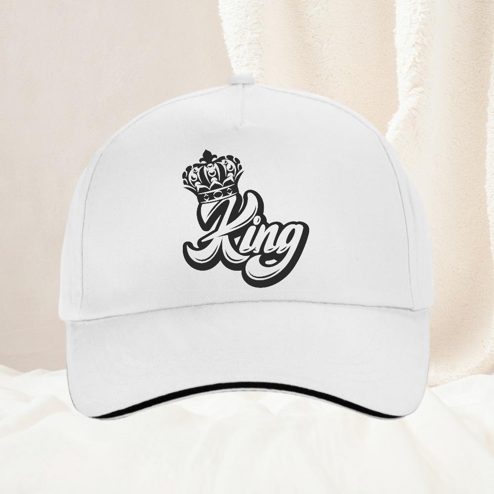 High Quality King Baseball Cap Crown Unisex Snapback Caps Couple Lover Hip Hop Gorras Casual Unisex Women Casquette