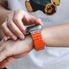 Ocean Silicone Sports Band for Apple Watch Ultra2 49mm Series 10 46mm Soft Loop Strap for Series 9 8 7 6 5 4 SE 45mm 44mm Correa