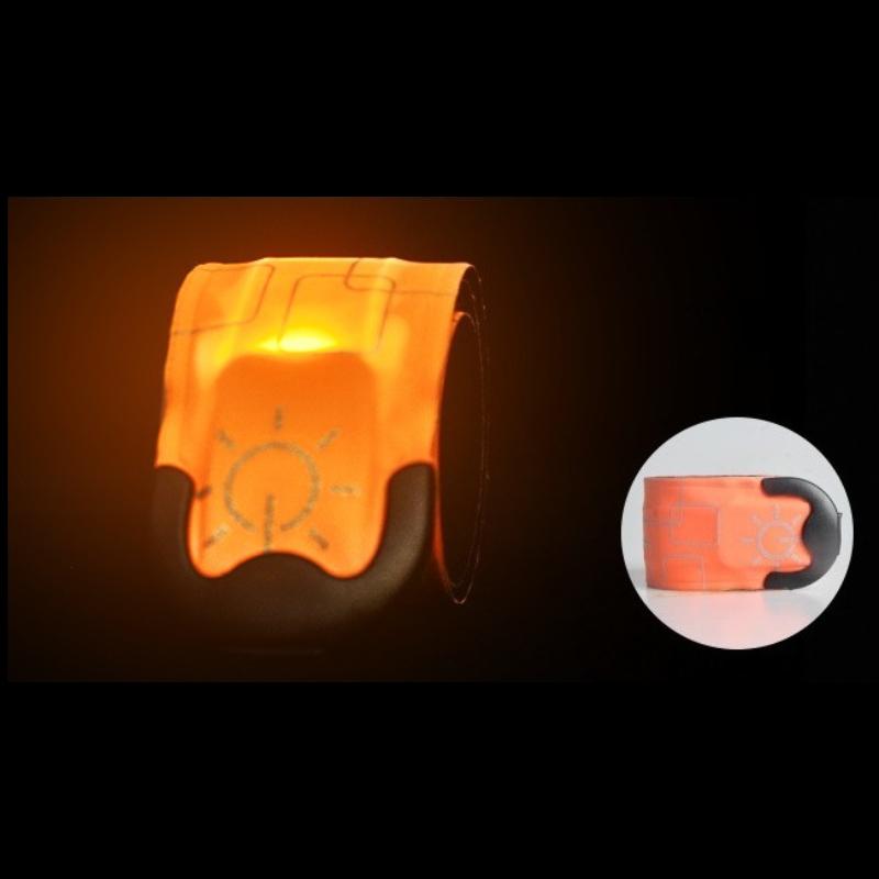 Night Running Armband Cycling Warning Wristband Outdoor Sports Safety Arm Belt Leg Safety Armband Rechargeable LED Light Band