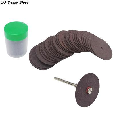 36pcs 24mm Fiberglass Reinforced Mini Drill Cutting Disc Cut Off Wheel Dremel Accessories Abrasive Tools For Rotary Tool