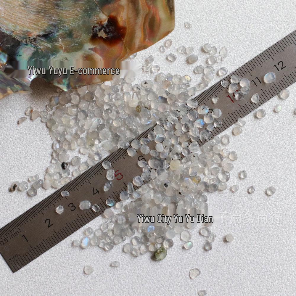 Natural Crystal Pebble Bracelet & Irregular Nail Art Stickers – Jewelry, Decor & Fish Tank Accessories