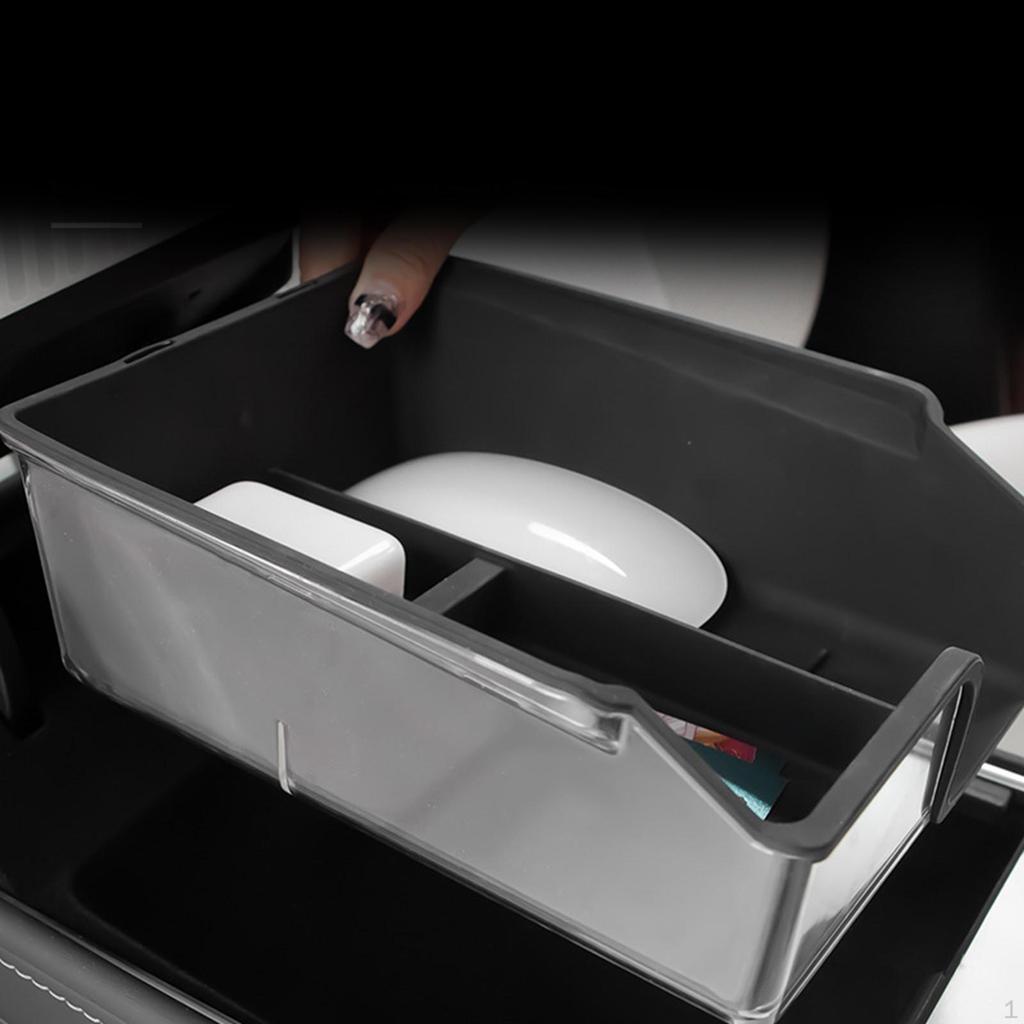 Armrest Storage Box Center Console Organizer Easy To Install Sundries Holder Tray for Model