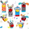 Handgelenkrasseln Fußfinder Rasselsocke Baby Kleinkind Spielzeug Arm Hand Armband Handgelenkband Rasseln Neugeborenen Baby Spielzeug 0-12 Monate