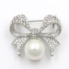 SUNFLOWER Pearl Brooch Pin File Rhinestone Wedding Dress Collar Pin Fashion Fashion Costume Accessories