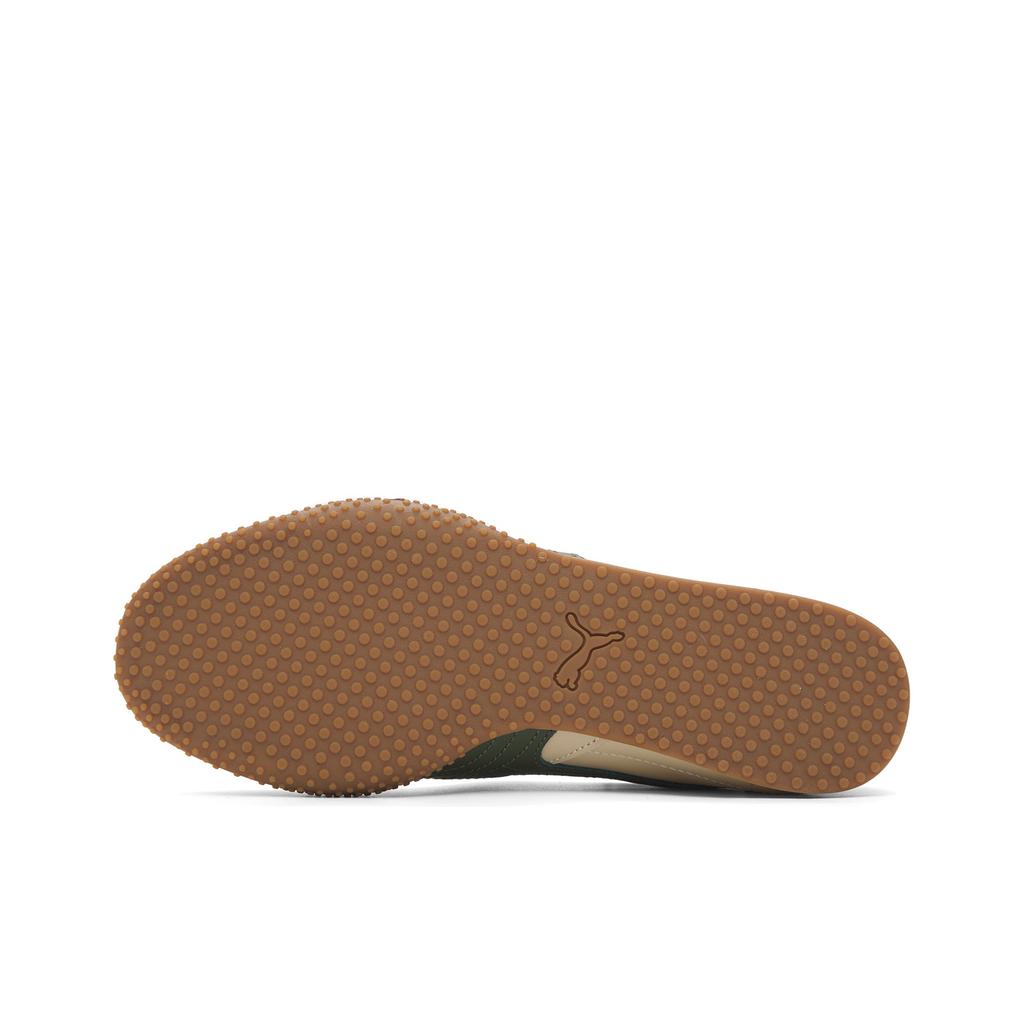 Puma Bella Ut Leather Fashion Versatile Comfortable Training Low-Top Casual Shoes Unisex Sneaker Brown Green 402186-07