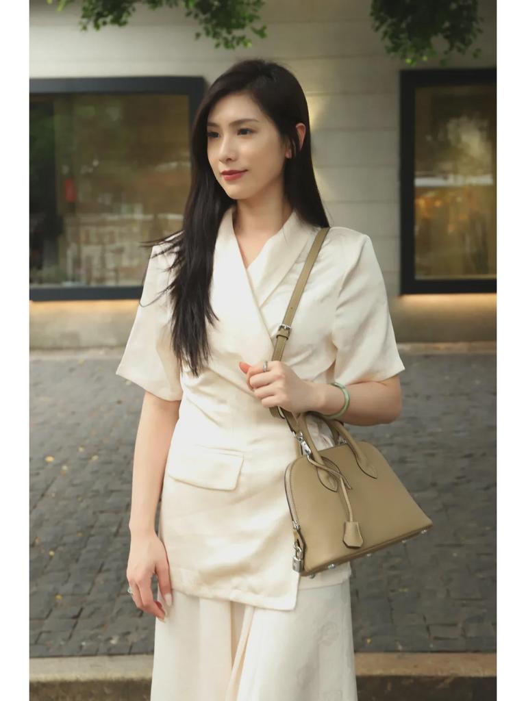 Rindsleder Damen Shell Handtasche: Vielseitige einzelne Schulter- und Kuriertasche