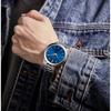 BUREI Men's Analog Quartz Watch Waterproof Casual Stainless Steel Band