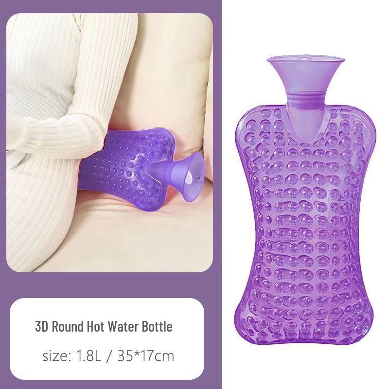 Cervical Spine & Lumbar Hot Water Bottle - Hand Warmer & Compress for Neck and Abdomen