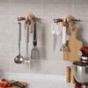 Wall Mounted 5 Claws Telescopic Hook Plastic Kitchen Utensil Hook Creative Wall Hooks  for Kitchen