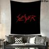 Slayer Wall Tapestry Aesthetic Wall Hanging Printed Fabric Blanket Decorative Tapestries for Bedroom Living Room Home Decor