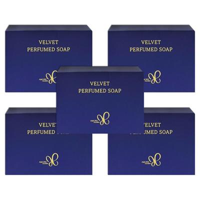 Amore Counselor Velvet Perfumed Soap Cleansing Fragrance Face Wash Soap 5pcs 80g