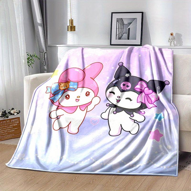 1pc. Cute Cartoon Character Plush Blanket - Perfect for Home, Office, Outdoor Use & G