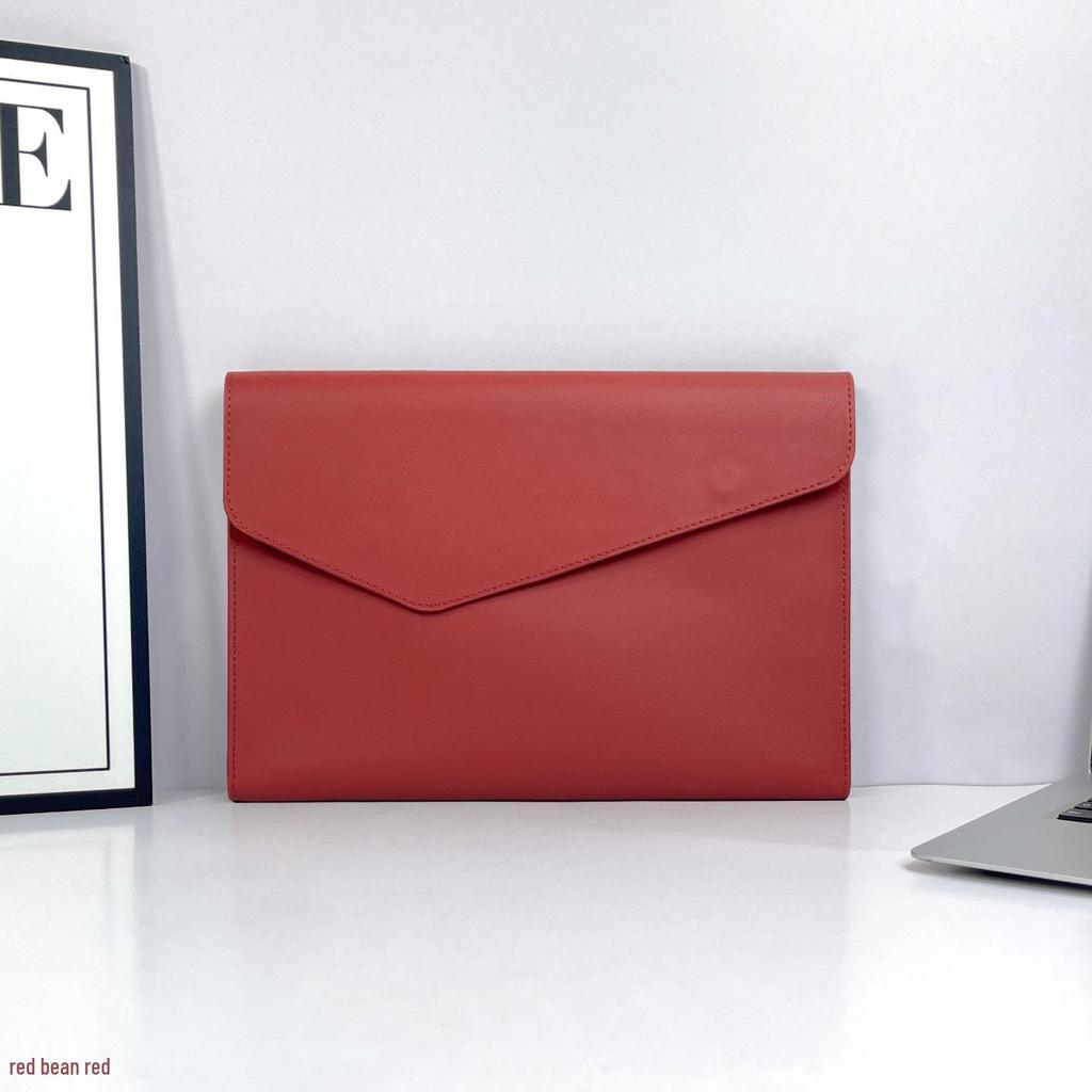 A4 Genuine Leather Cowhide Document Bag - Large Capacity, Magnetic Buckle, Retro Handheld Briefcase for Casual Business.